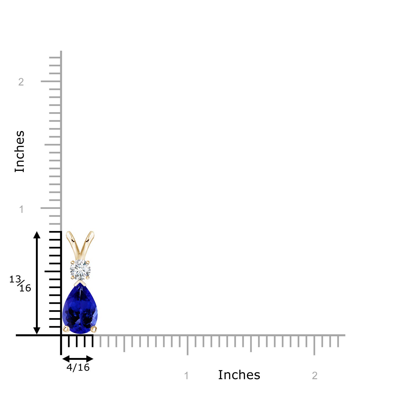 AAAA - Tanzanite / 2.13 CT / 14 KT Yellow Gold