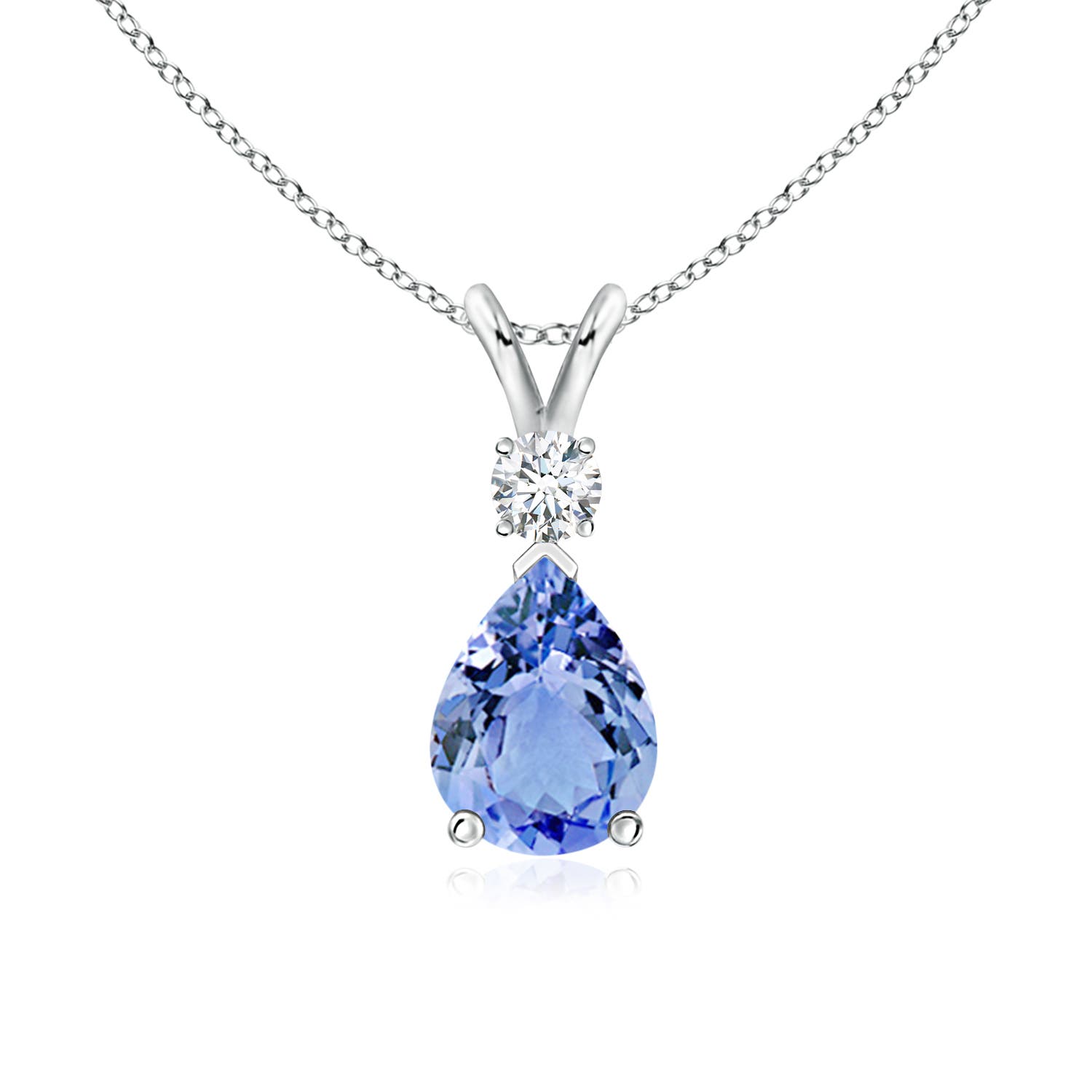 A - Tanzanite / 1.21 CT / 14 KT White Gold