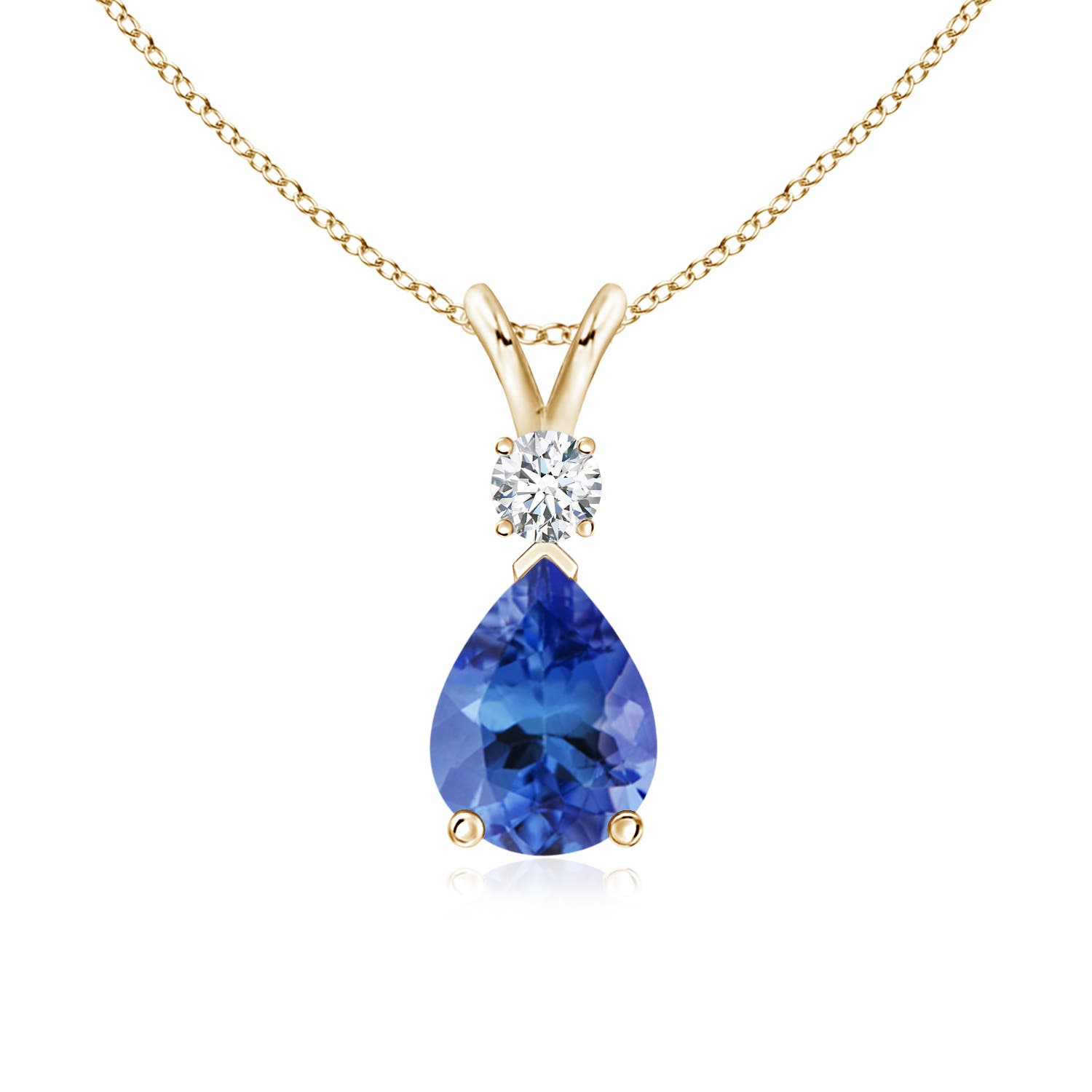 AA - Tanzanite / 1.21 CT / 14 KT Yellow Gold