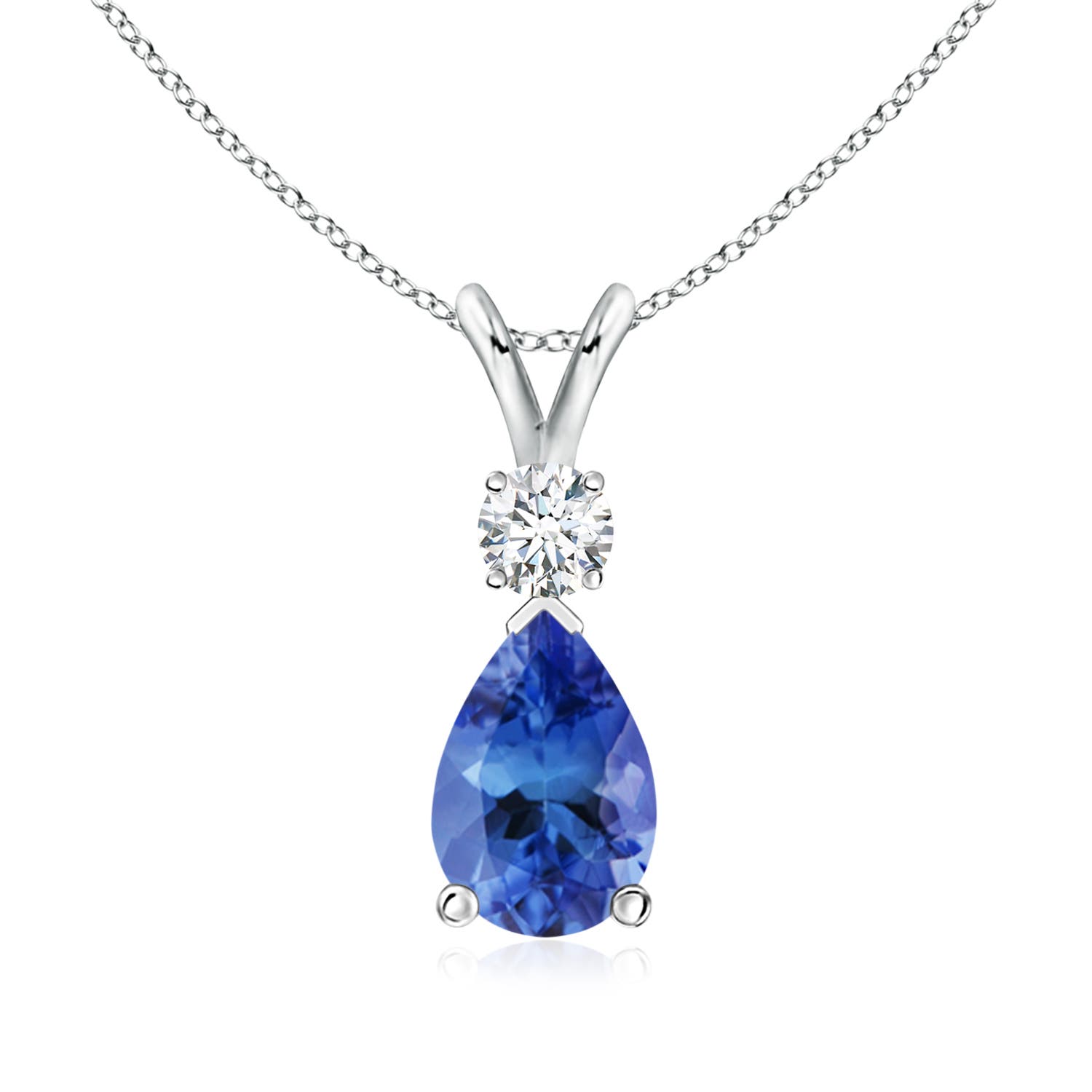 AA - Tanzanite / 1.46 CT / 14 KT White Gold