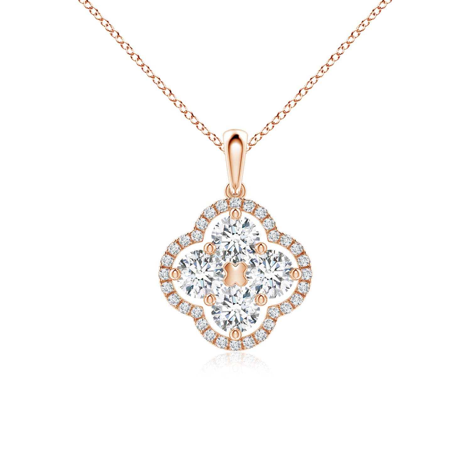 G, VS2 / 1.16 CT / 18 KT Rose Gold