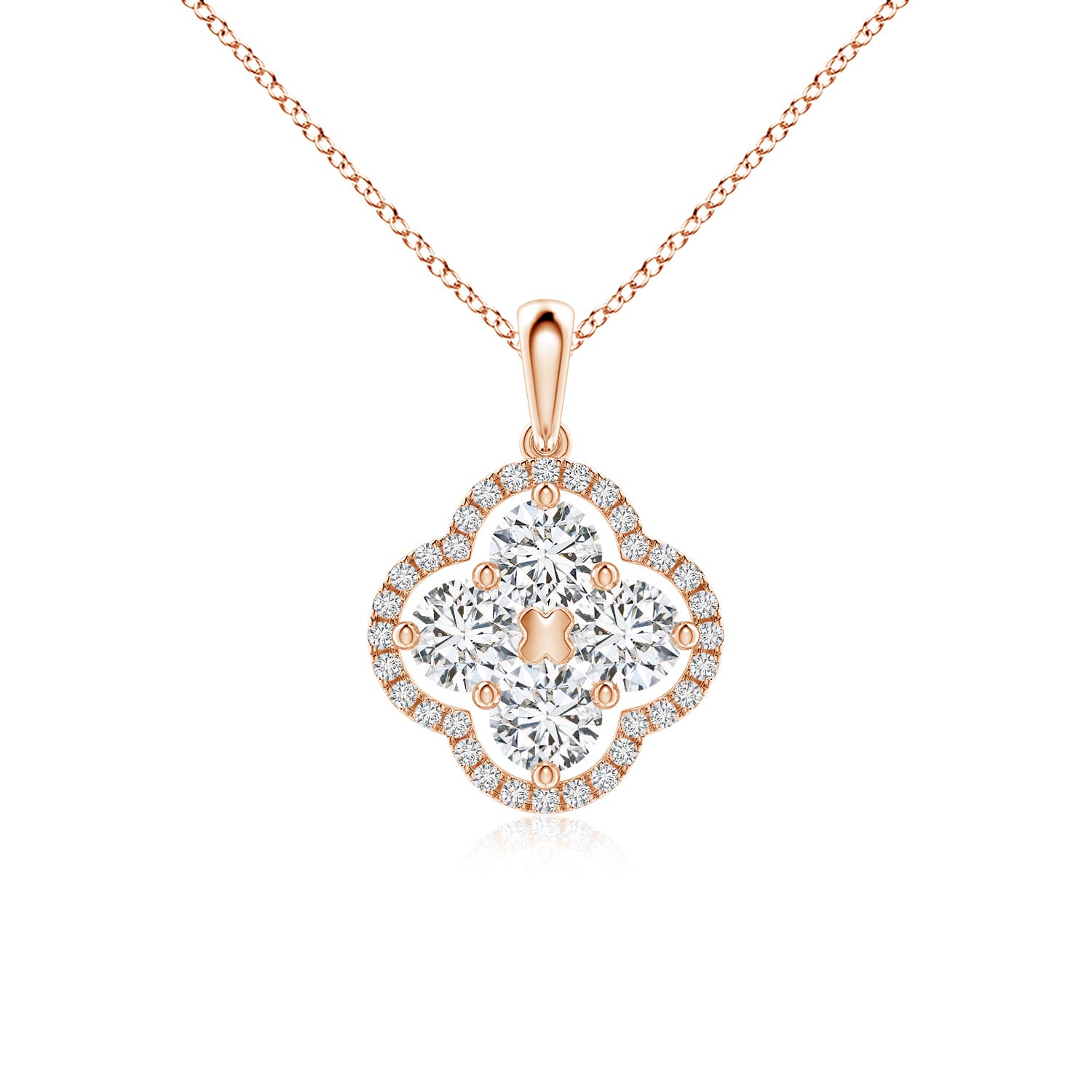 H, SI2 / 1.16 CT / 18 KT Rose Gold