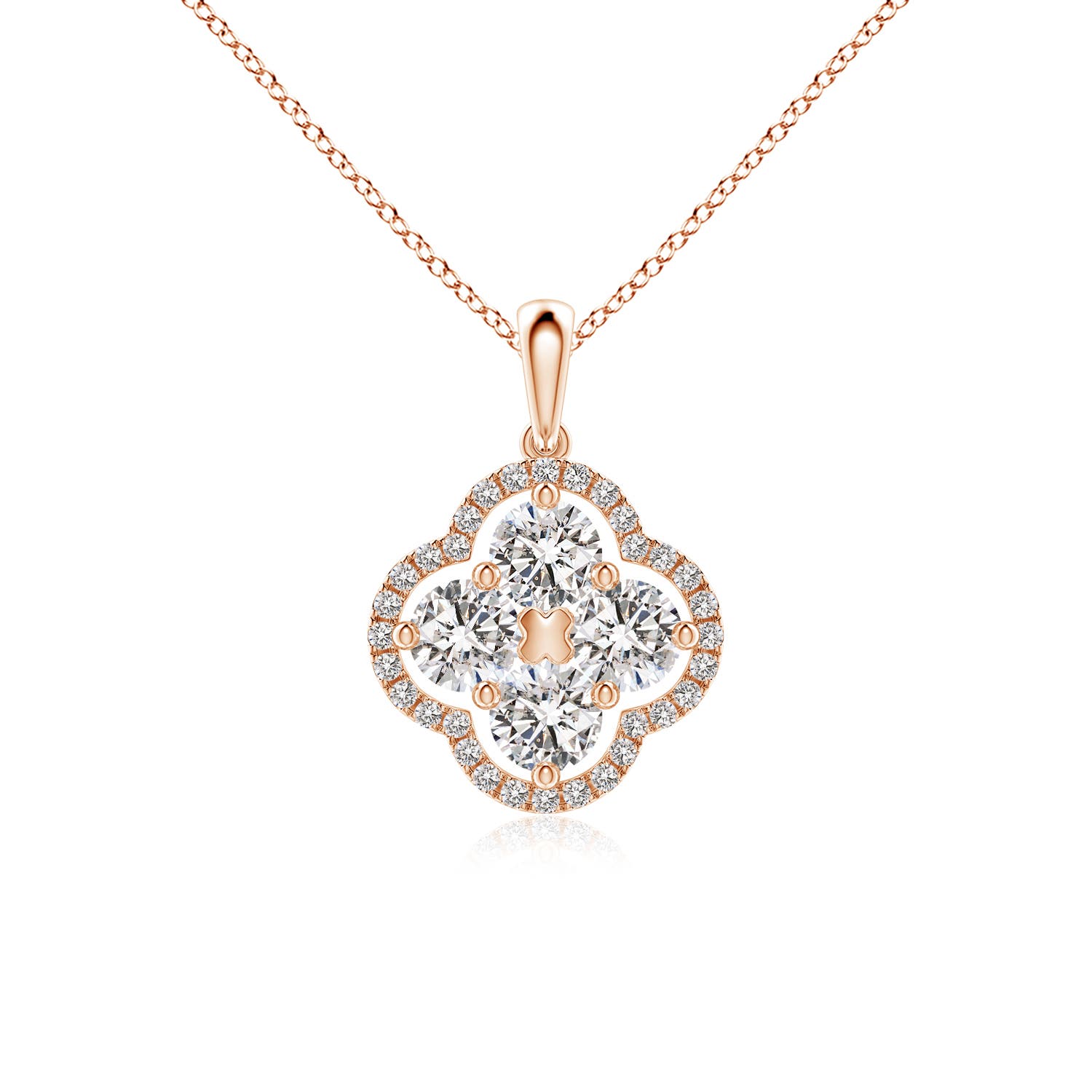 I-J, I1-I2 / 1.16 CT / 18 KT Rose Gold