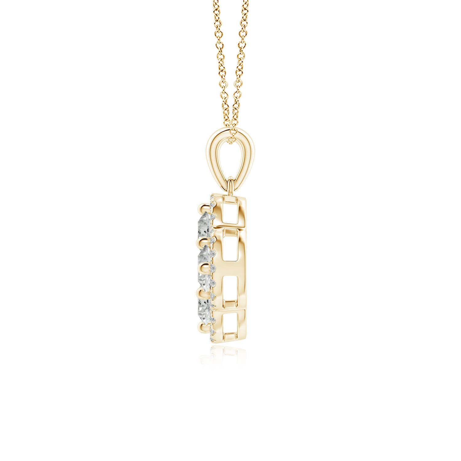 K, I3 / 1.16 CT / 18 KT Yellow Gold