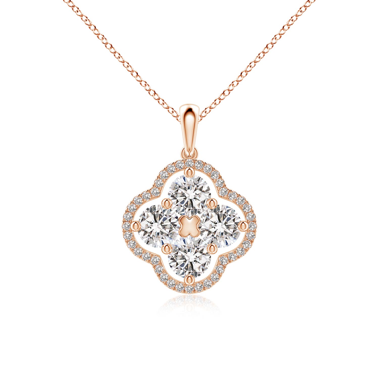 I-J, I1-I2 / 1.6 CT / 18 KT Rose Gold