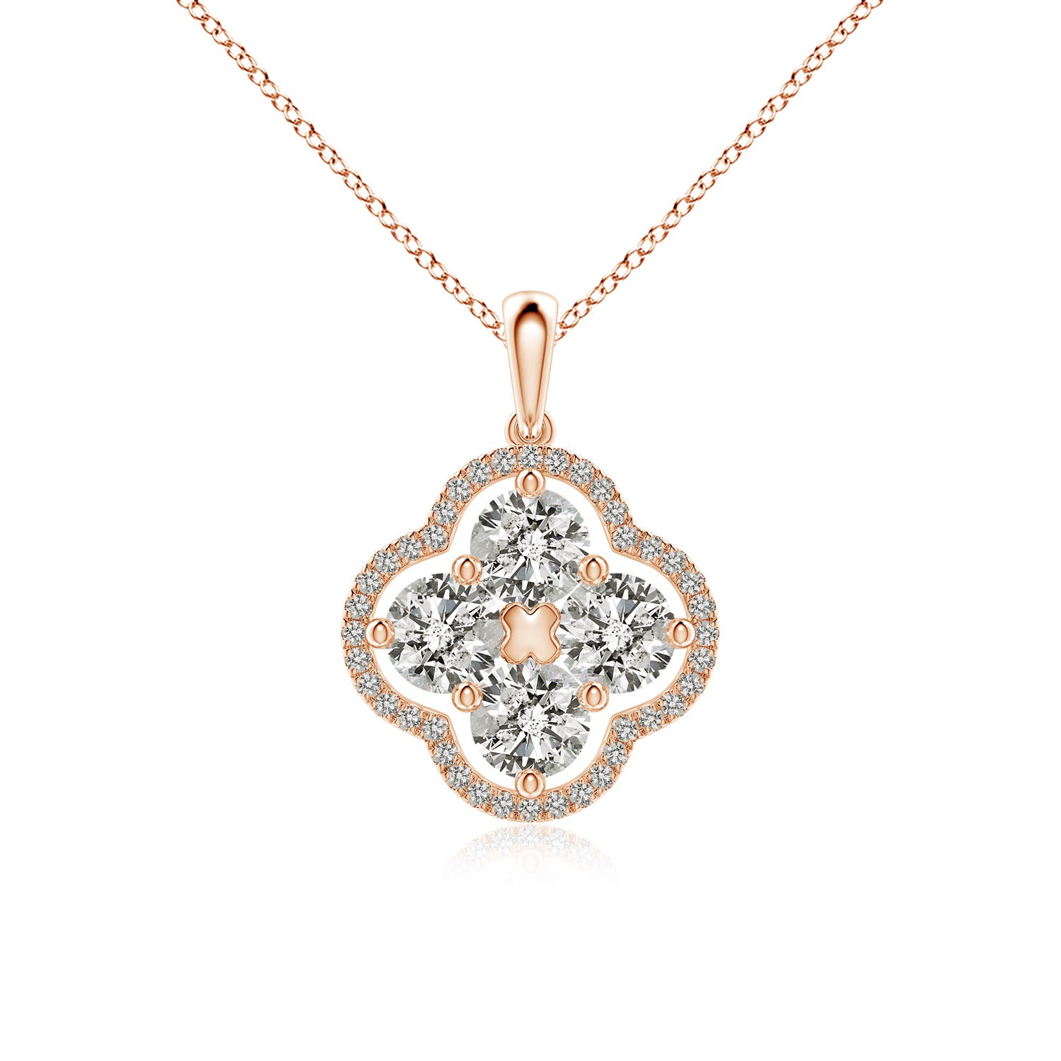 K, I3 / 1.6 CT / 14 KT Rose Gold