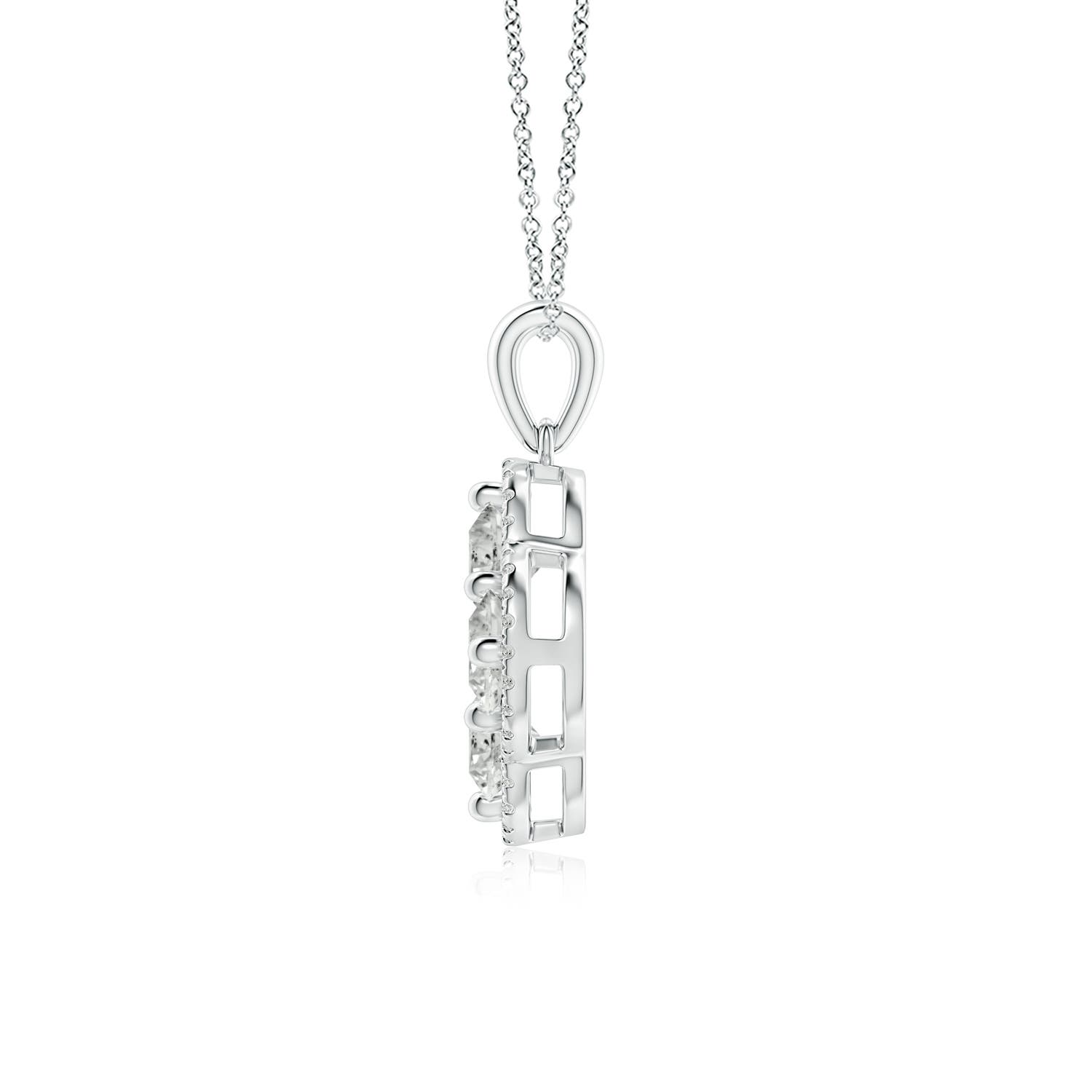 K, I3 / 1.6 CT / 14 KT White Gold