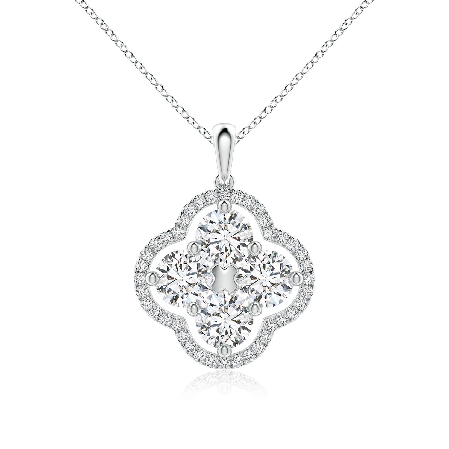 H, SI2 / 2.2 CT / 14 KT White Gold