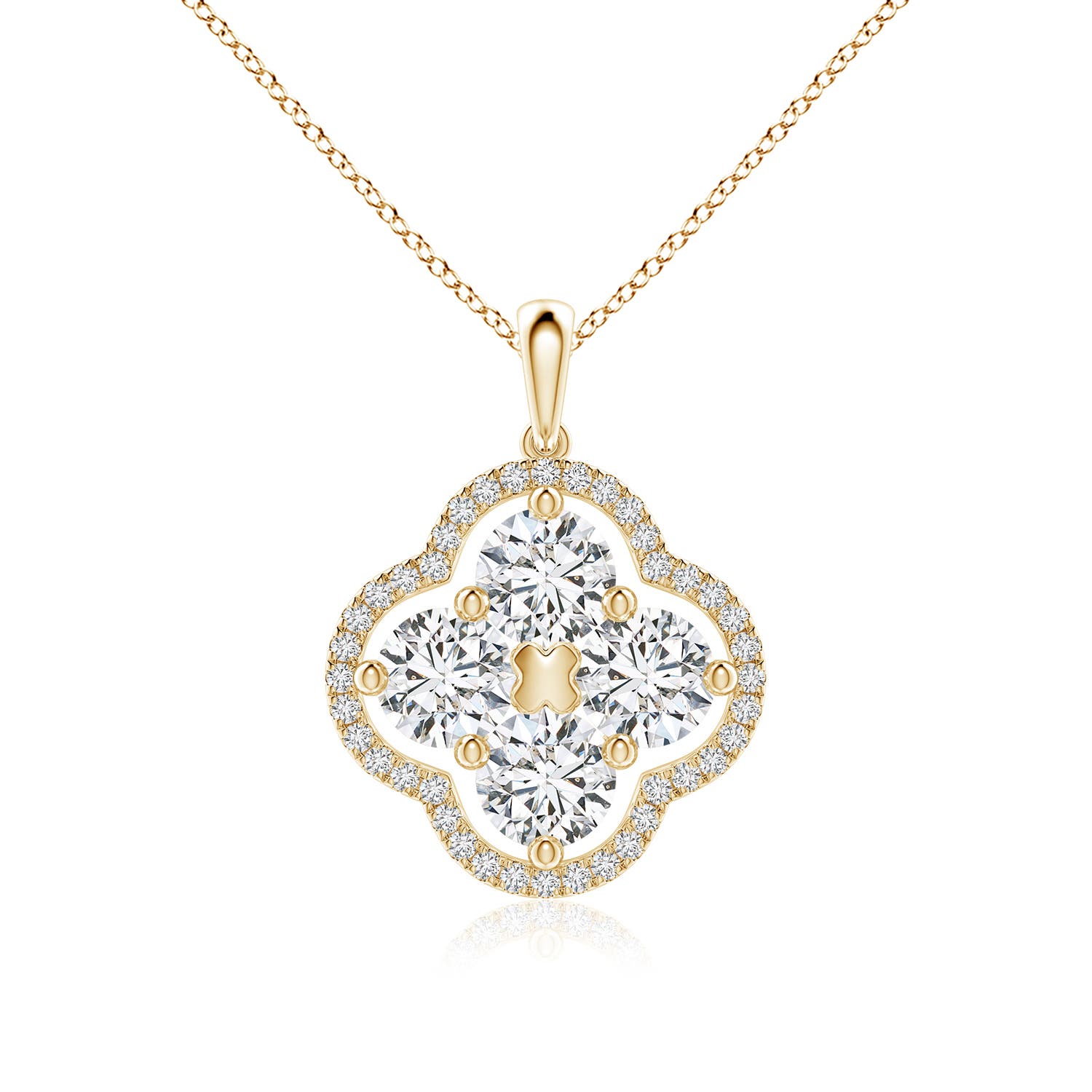 H, SI2 / 2.2 CT / 14 KT Yellow Gold