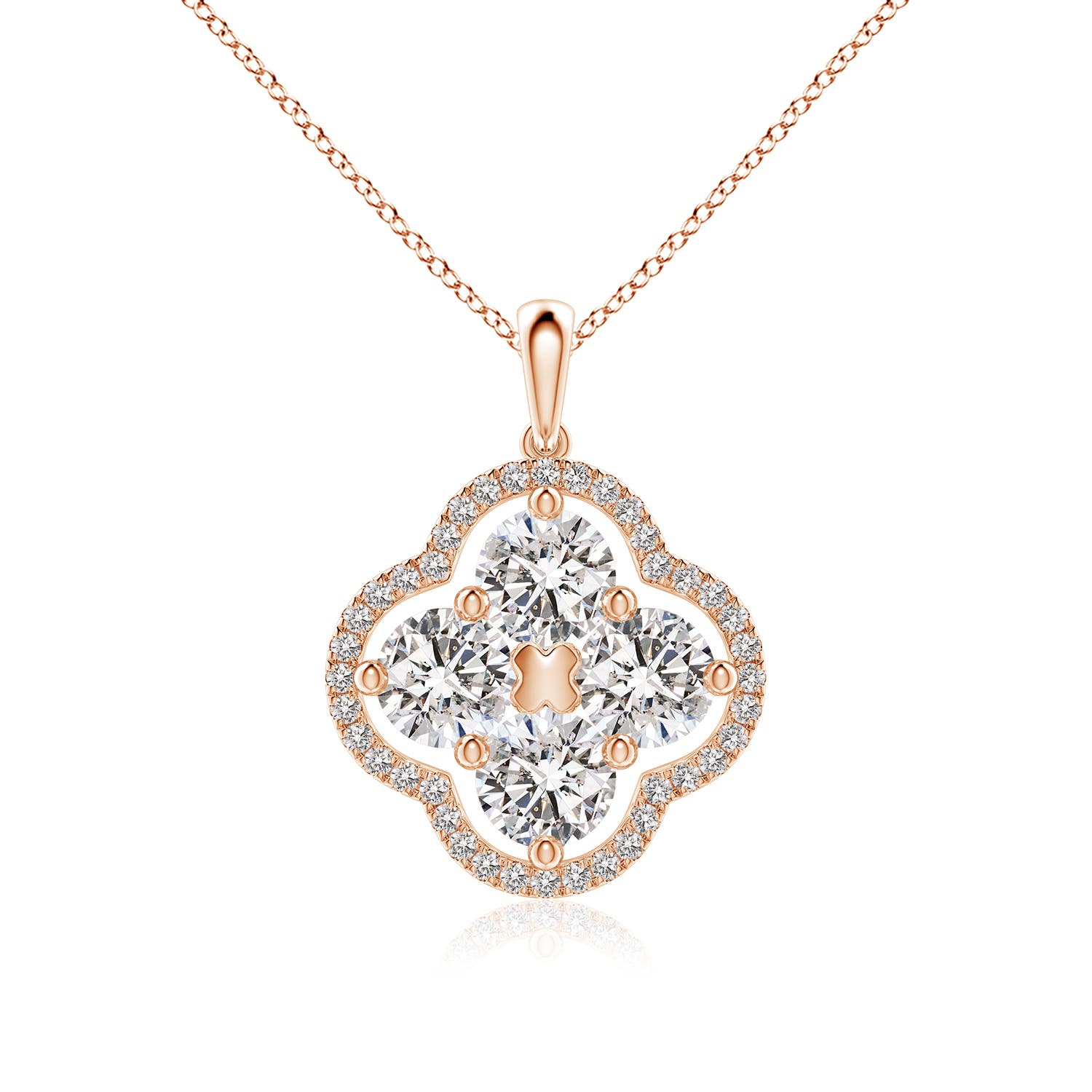 I-J, I1-I2 / 2.2 CT / 18 KT Rose Gold