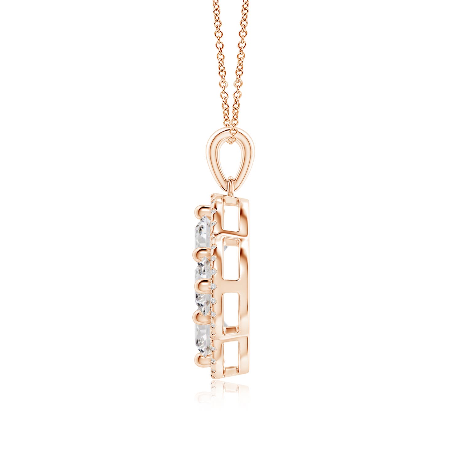 I-J, I1-I2 / 2.2 CT / 14 KT Rose Gold