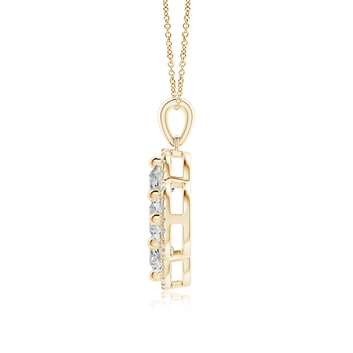 K, I3 / 2.2 CT / 18 KT Yellow Gold