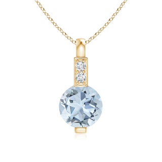 Round A Aquamarine
