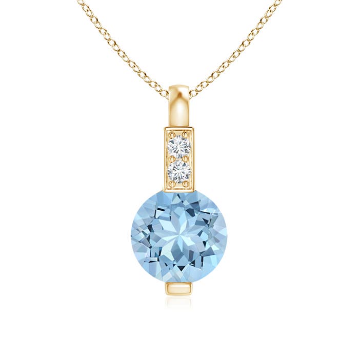 AAA - Aquamarine / 0.41 CT / 14 KT Yellow Gold