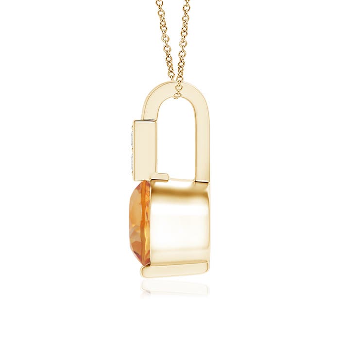 AA - Citrine / 0.46 CT / 14 KT Yellow Gold