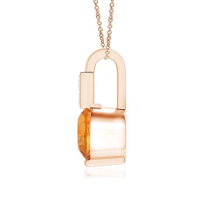 AAA - Citrine / 0.46 CT / 14 KT Rose Gold