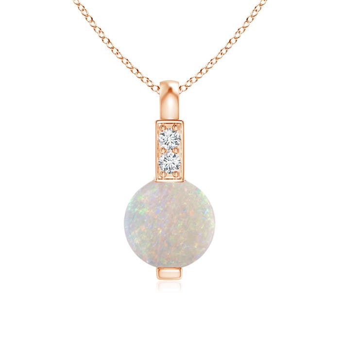 AA - Opal / 0.34 CT / 14 KT Rose Gold