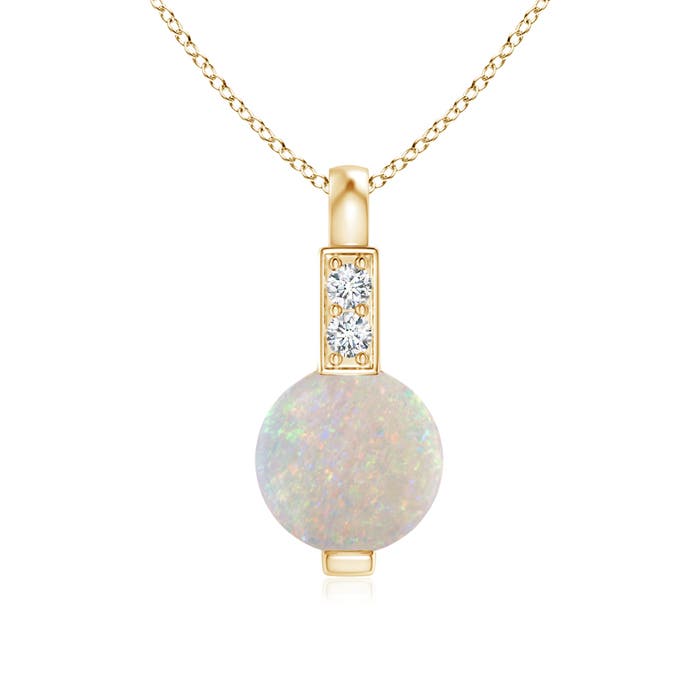 AA - Opal / 0.34 CT / 14 KT Yellow Gold