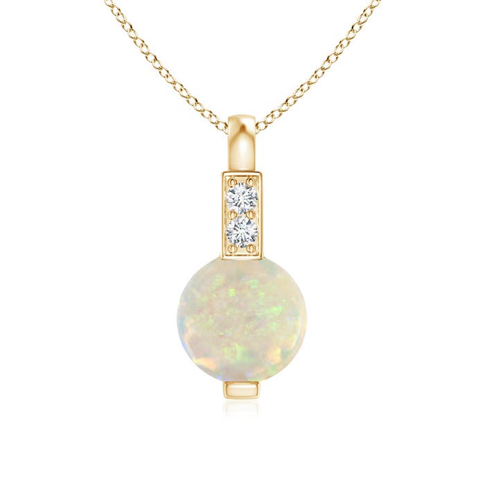 AAA - Opal / 0.34 CT / 14 KT Yellow Gold