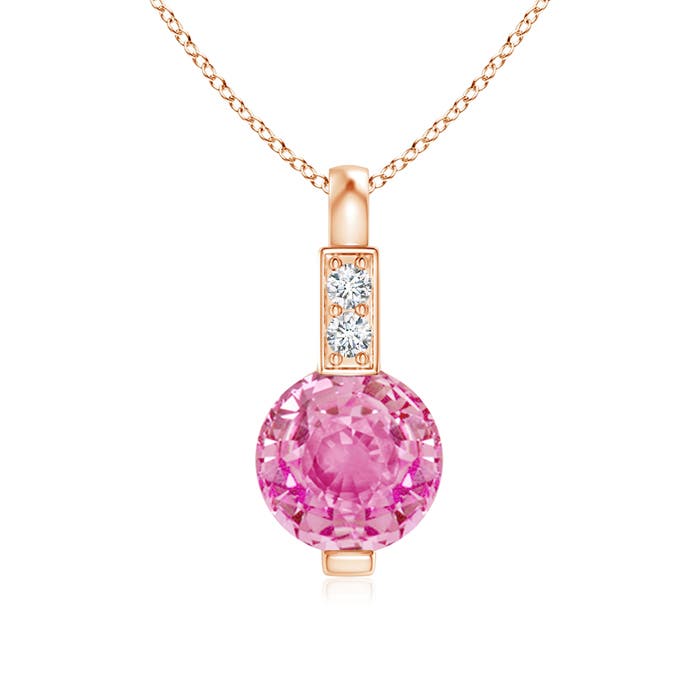 AA - Pink Sapphire / 0.61 CT / 14 KT Rose Gold