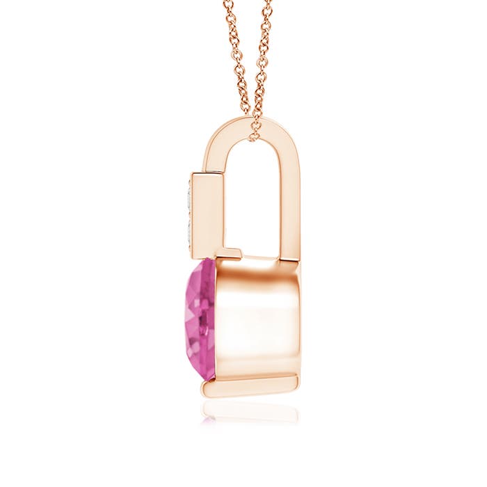 AAA - Pink Sapphire / 0.61 CT / 14 KT Rose Gold