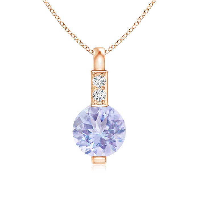 A - Tanzanite / 0.51 CT / 14 KT Rose Gold