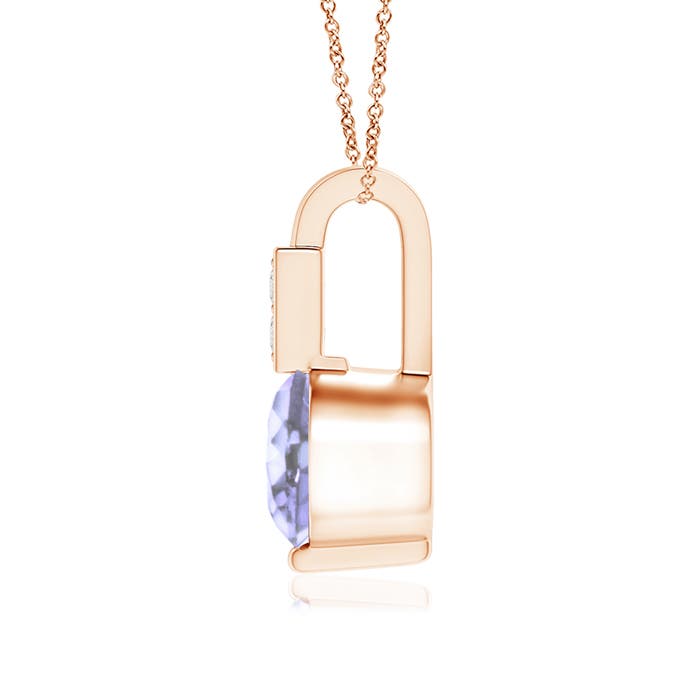 A - Tanzanite / 0.51 CT / 14 KT Rose Gold