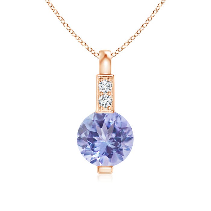 AA - Tanzanite / 0.51 CT / 14 KT Rose Gold