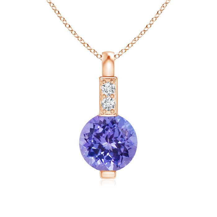 AAA - Tanzanite / 0.51 CT / 14 KT Rose Gold