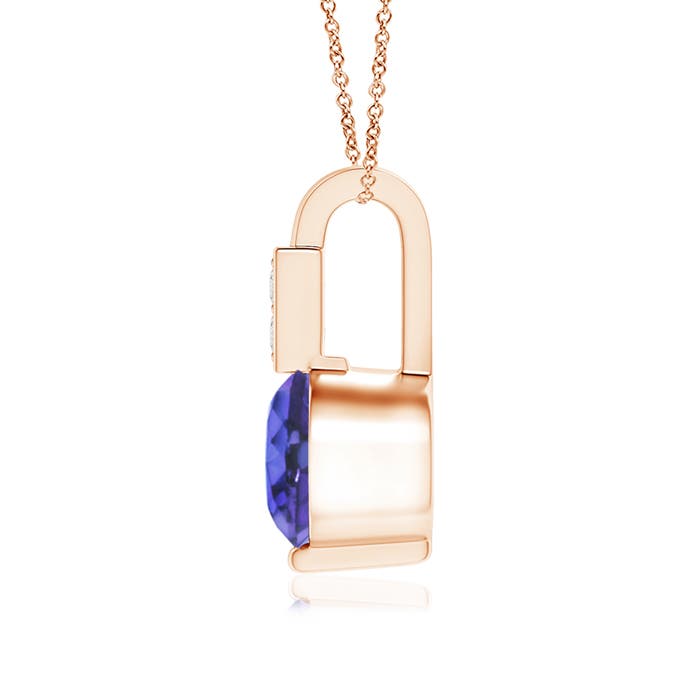 AAA - Tanzanite / 0.51 CT / 14 KT Rose Gold