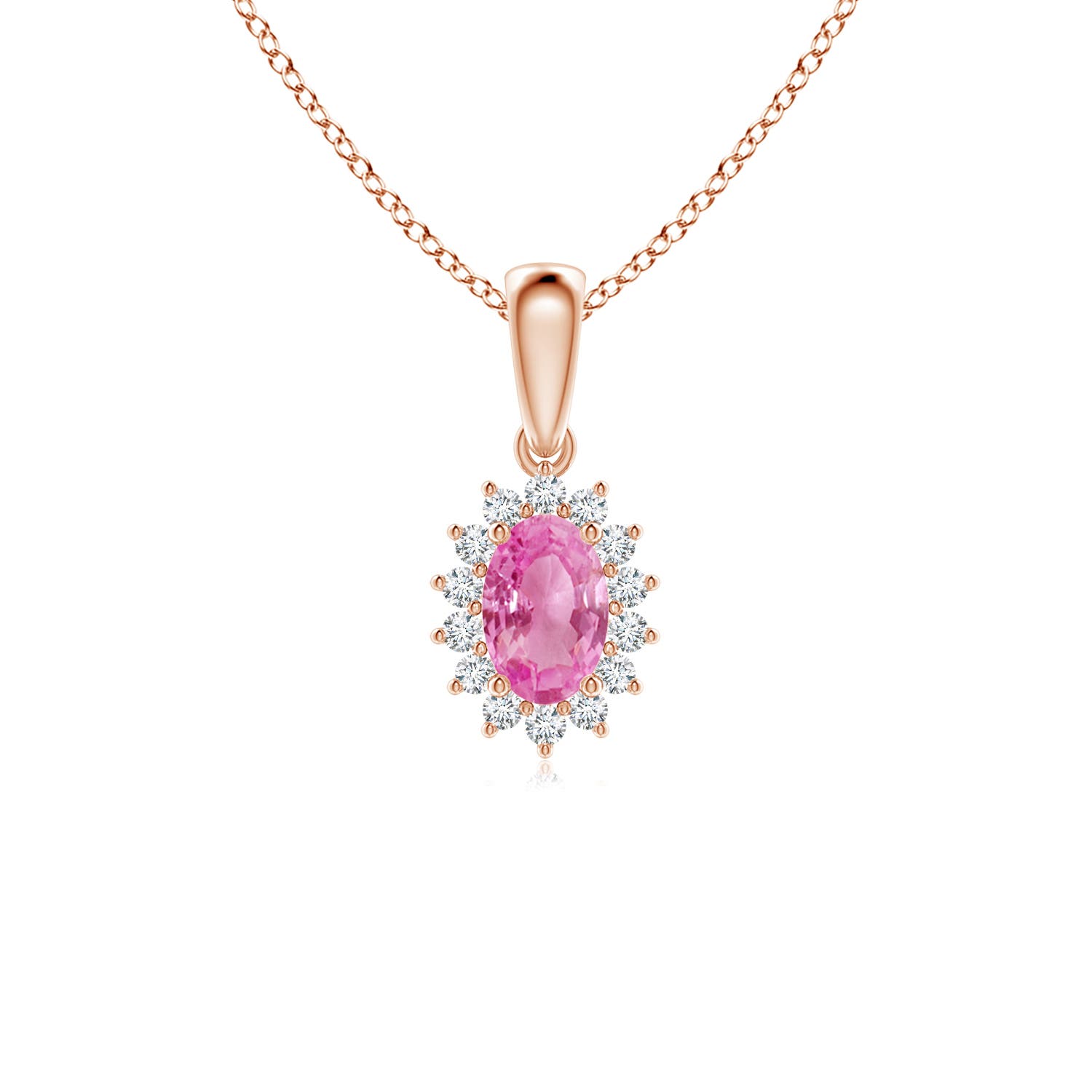 AA - Pink Sapphire / 0.69 CT / 14 KT Rose Gold