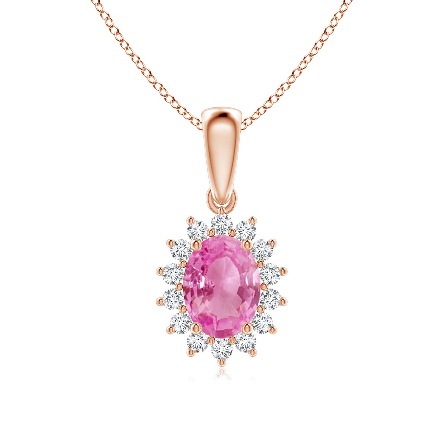 AA - Pink Sapphire / 1.74 CT / 14 KT Rose Gold