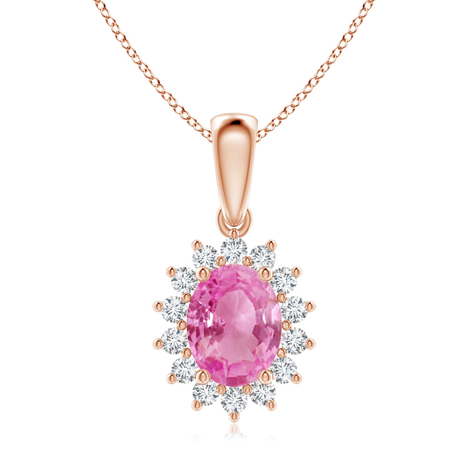 AA - Pink Sapphire / 2.39 CT / 14 KT Rose Gold