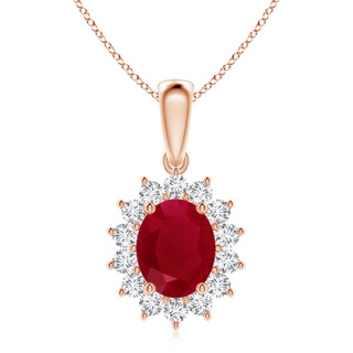 Oval AA Ruby