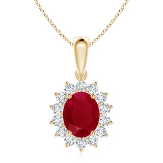 Oval AA Ruby
