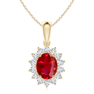 Oval AAA Ruby