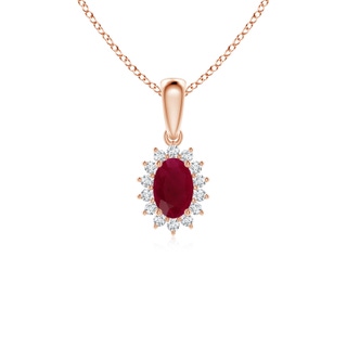 Oval A Ruby