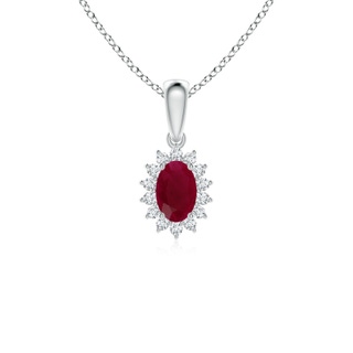 Oval A Ruby