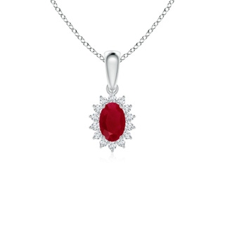 Oval AA Ruby