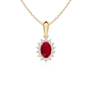 Oval AA Ruby