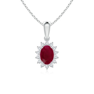 Oval A Ruby