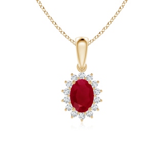 Oval AA Ruby