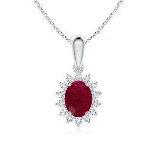 Oval A Ruby