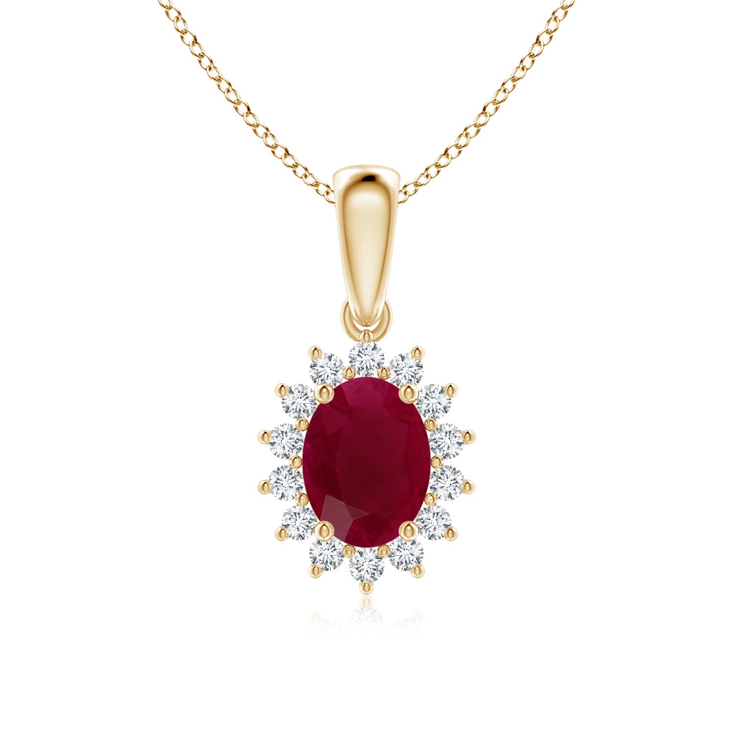 A - Ruby / 1.54 CT / 14 KT Yellow Gold