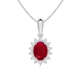 Oval AA Ruby
