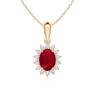 Oval AA Ruby