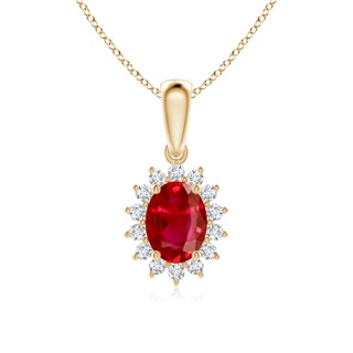 Oval AAA Ruby