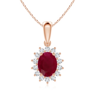 Oval A Ruby