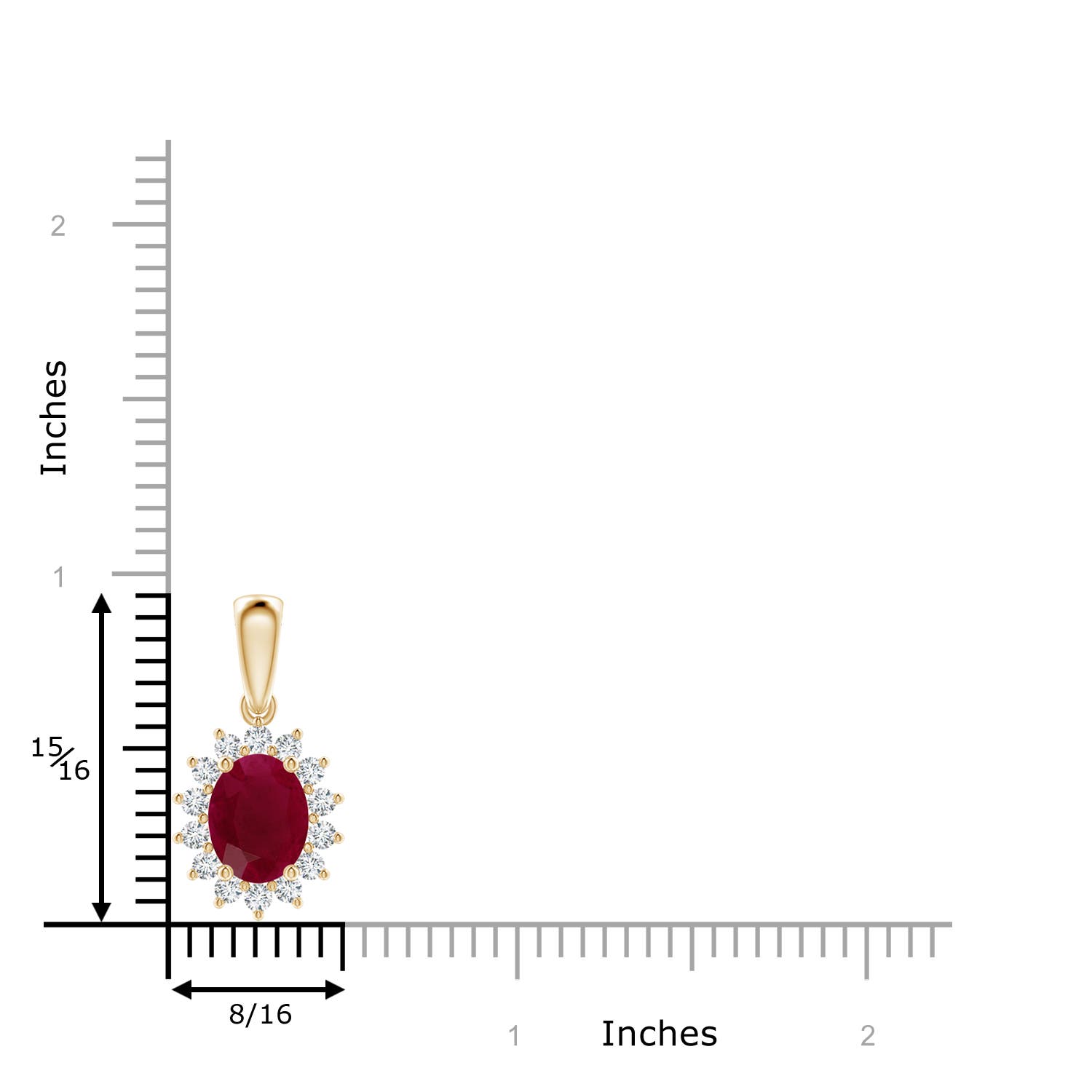 A - Ruby / 2.49 CT / 14 KT Yellow Gold