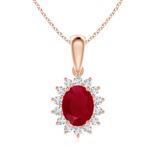 Oval AA Ruby